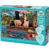 Cobble Hill Pups and Ducks Family Puzzle 350pcs