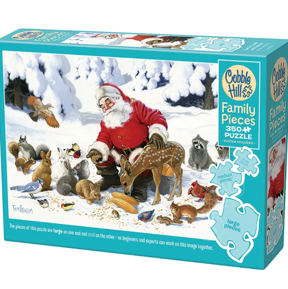 Cobble Hill Santa Claus and Friends Family Puzzle 350pcs