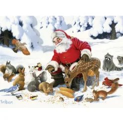 Cobble Hill Santa Claus and Friends Family Puzzle 350pcs