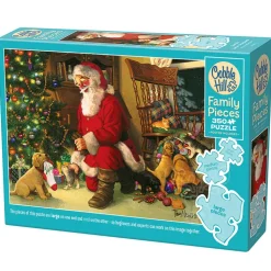 Cobble Hill Santa's Lucky Stocking Family Puzzle 350pcs