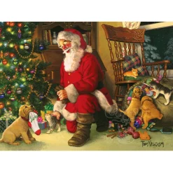 Cobble Hill Santa's Lucky Stocking Family Puzzle 350pcs
