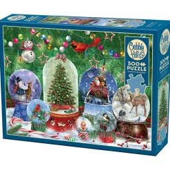 Cobble Hill Snow Globes Puzzle 500pcs