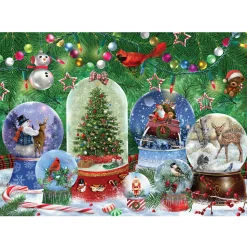Cobble Hill Snow Globes Puzzle 500pcs