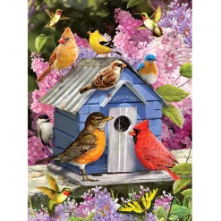 Cobble Hill Spring Birdhouse Puzzle 500pcs