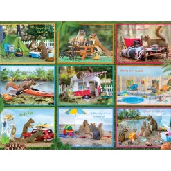 Cobble Hill Squirrels on Vacation Puzzle 1000pcs