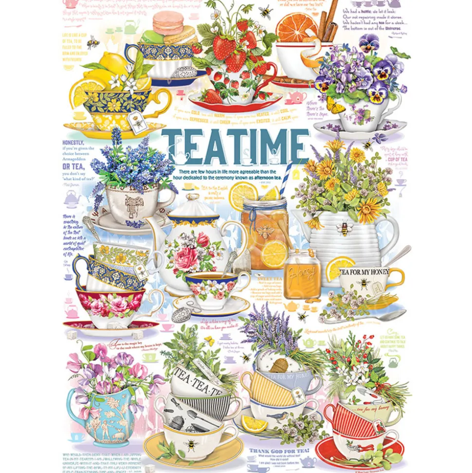 Cobble Hill Tea Time Puzzle 1000pcs