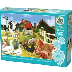 Cobble Hill Welcome to the Farm Family Puzzle 350pcs