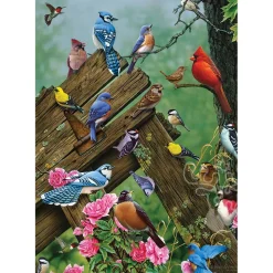 Cobble Hill Wildbird Gathering Tray Puzzle 35pcs
