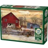 Cobble Hill Winter on the Farm Puzzle 1000pcs