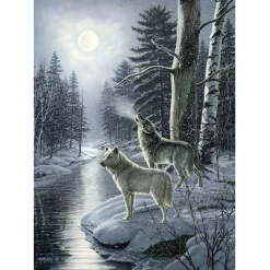 Cobble Hill Wolves by Moonlight Puzzle 1000pcs