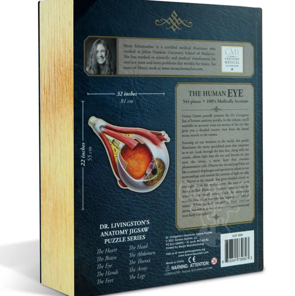 Dr. Livingston's Anatomy: The Human Eye Puzzle 544pcs