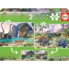 Educa Dino World Puzzle 2x100pcs