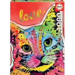 Educa Tilt Cat Love Puzzle 1000pcs