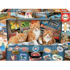 Educa Travelling Kittens Puzzle 200pcs