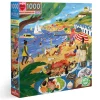 eeBoo Beach Umbrellas Puzzle 1000pcs*