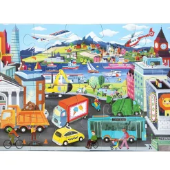 eeBoo Vehicles Puzzle 20pcs