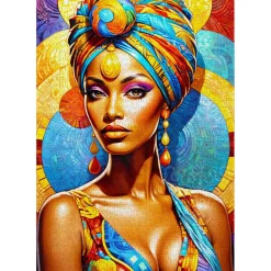 Enjoy African Beauty Puzzle 1000pcs