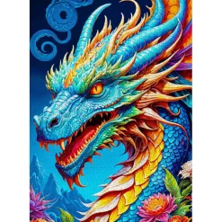 Enjoy Blue Dragon Puzzle 1000pcs