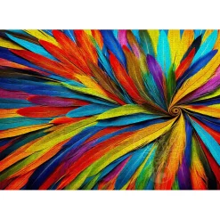 Enjoy Colorful Feathers Puzzle 1000pcs