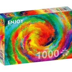 Enjoy Colorful Gradient Swirl Puzzle 1000pcs