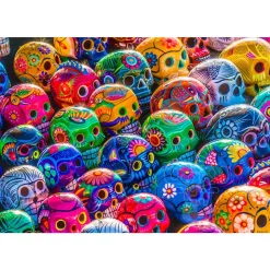 Enjoy Colorful Skulls Puzzle 1000pcs