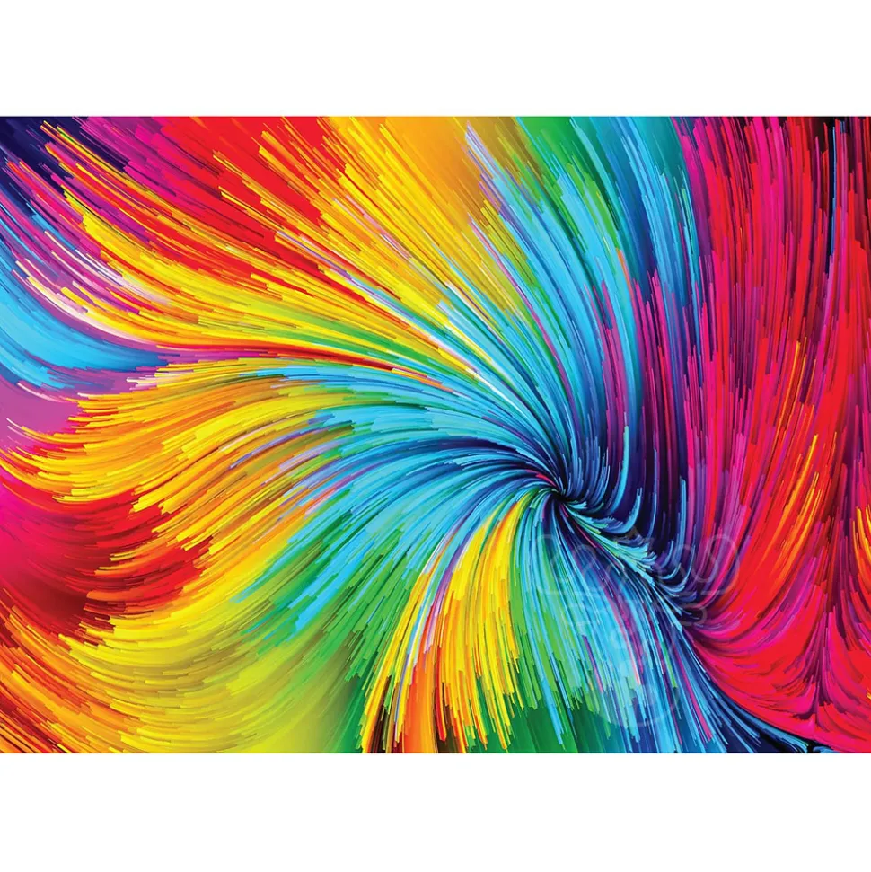 Enjoy Colourful Paint Swirl Puzzle 1000pcs