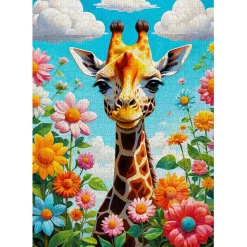 Enjoy Cute Giraffe Puzzle 1000pcs