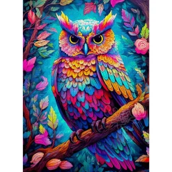 Enjoy Dazzling Owl Puzzle 1000pcs
