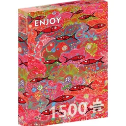 Enjoy Deep Red Puzzle 1500pcs