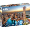 Enjoy Dubai Marina at Night Puzzle 1000pcs
