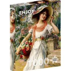 Enjoy Emile Vernon: The Flower Garden Puzzle 1000pcs