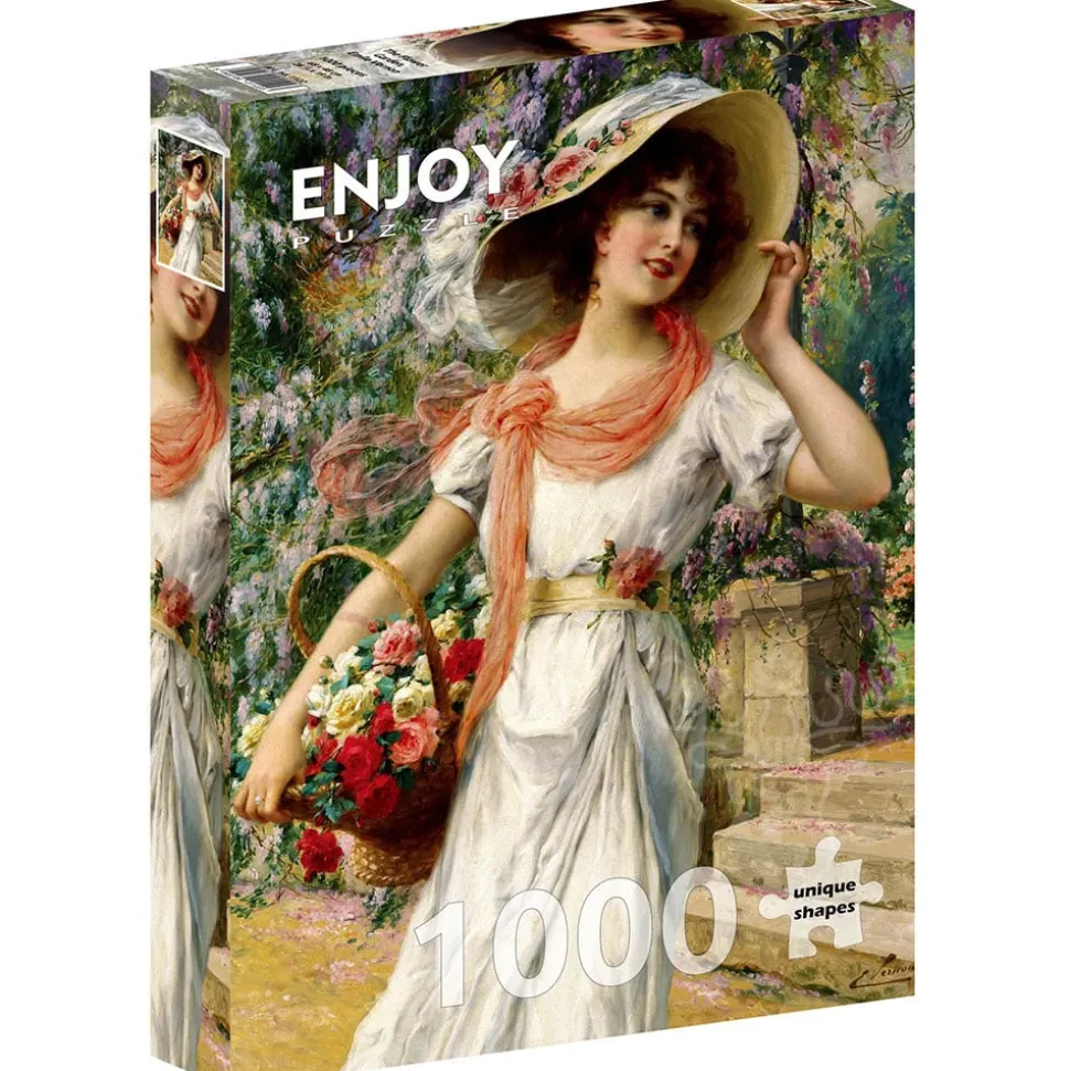 Enjoy Emile Vernon: The Flower Garden Puzzle 1000pcs