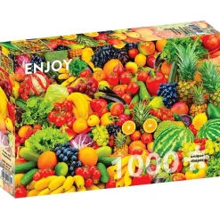 Enjoy Fruits and Vegetables Puzzle 1000pcs