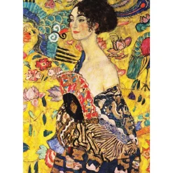 Enjoy Gustav Klimt: Lady with a Fan Puzzle 1000pcs