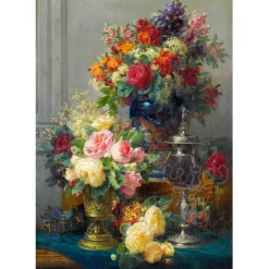 Enjoy Jean Robie Baptiste: Spring Flowers with Chalices Puzzle 1000pcs