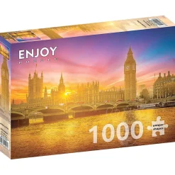 Enjoy London on Fire Puzzle 1000pcs