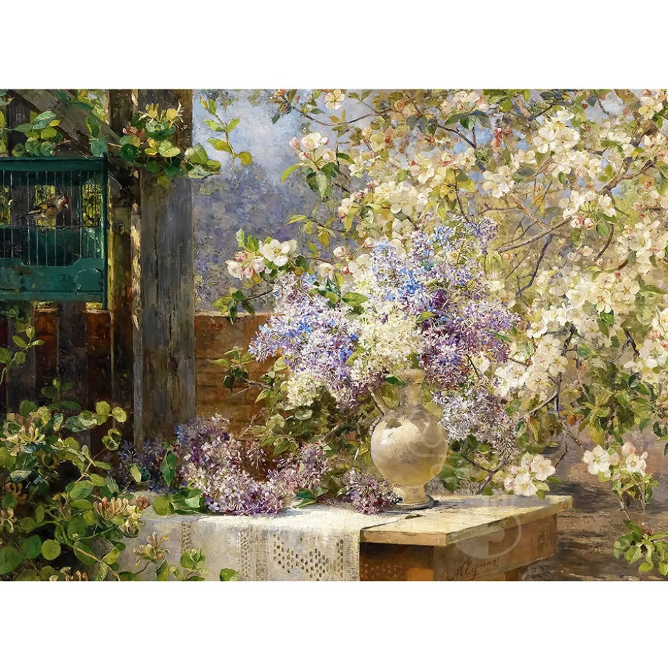 Enjoy Marie Egner: In the Blossoming Bower Puzzle 1000pcs