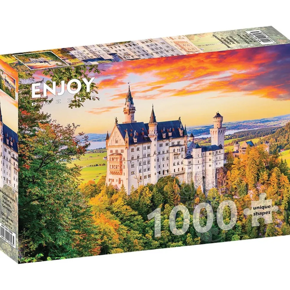 Enjoy Neuschwanstein Castle in Autumn, Germany Puzzle 1000pcs