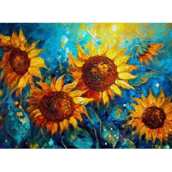 Enjoy Sunflowers Reunion Puzzle 1000pcs