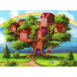 Enjoy Treehouses Puzzle 1000pcs