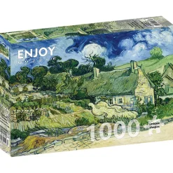 Enjoy Vincent Van Gogh: Thatched Cottages at Cordeville Puzzle 1000pcs