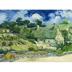 Enjoy Vincent Van Gogh: Thatched Cottages at Cordeville Puzzle 1000pcs