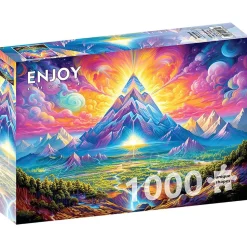 Enjoy Woodland Pyramids Puzzle 1000pcs