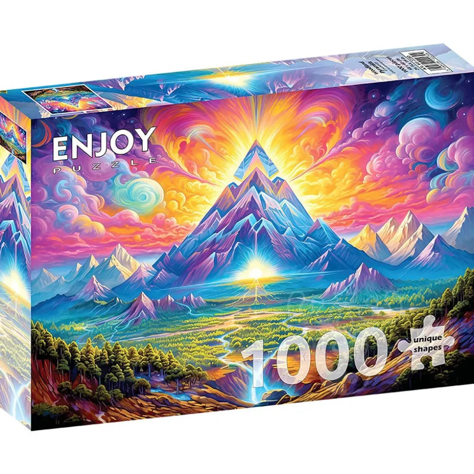 Enjoy Woodland Pyramids Puzzle 1000pcs