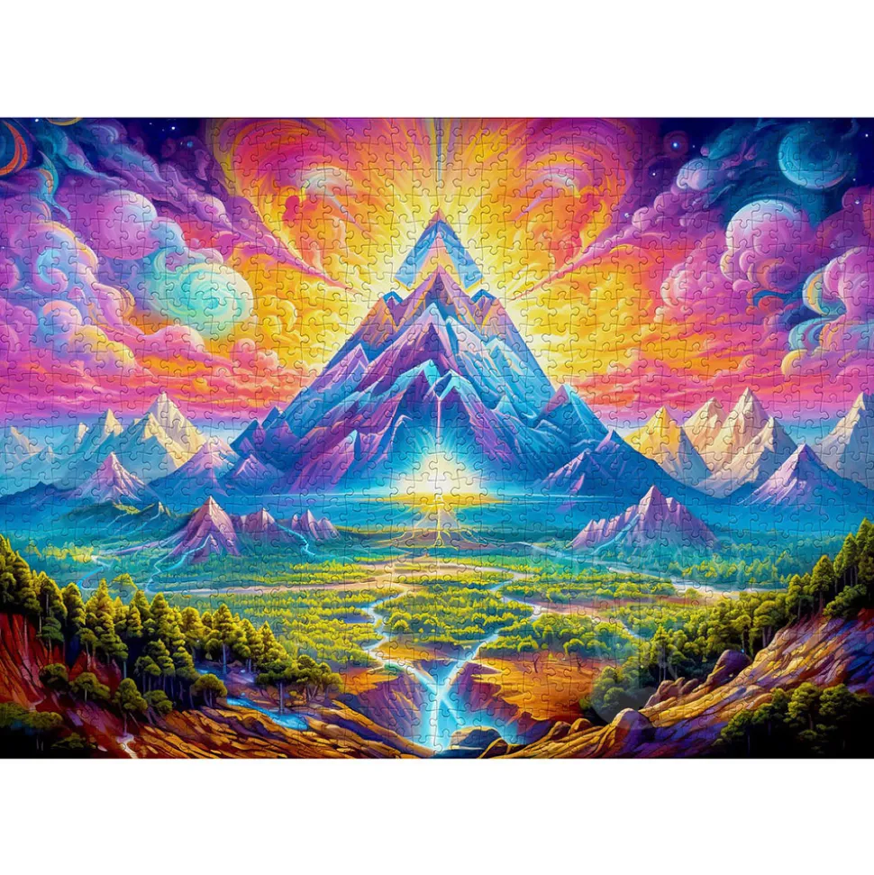 Enjoy Woodland Pyramids Puzzle 1000pcs