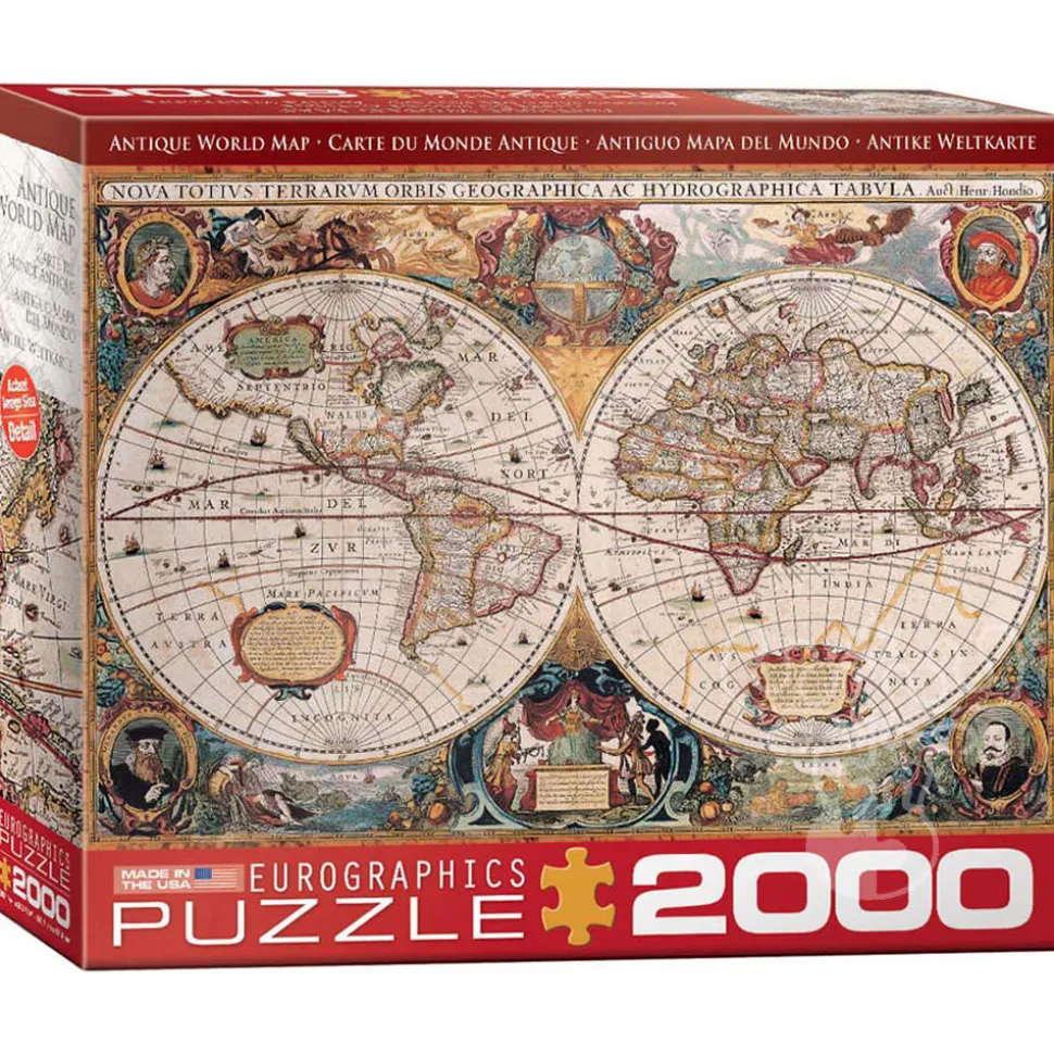 Eurographics Antique World Map Puzzle 2000pcs