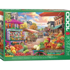 Eurographics Bigelow Illustrations: Main Street Market Puzzle 1000pcs