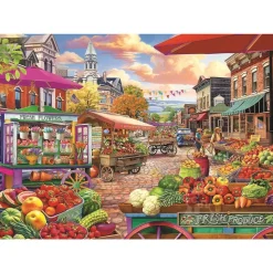 Eurographics Bigelow Illustrations: Main Street Market Puzzle 1000pcs