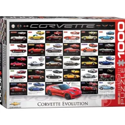 Eurographics Cheverolet Corvette Evolution Puzzle 1000pcs