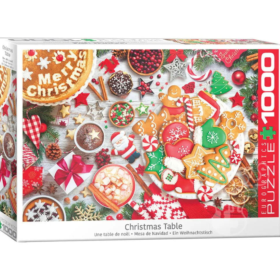 Eurographics Christmas Table Puzzle 1000pcs